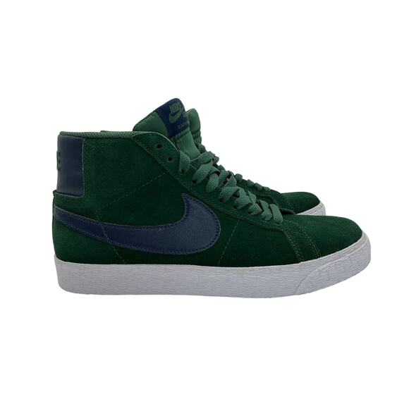 Nike Other - Nike Suede Green Sb Blazer Mid Sneakers Size 6